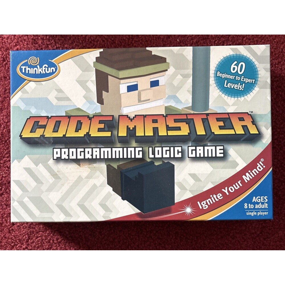 Thinkfun Code Master Programming Logic Minecraft Board Game Single Player(read)